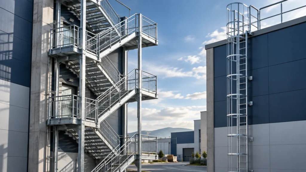 Ada Zirve Metal yangın ve gemici merdiveni imalatı
